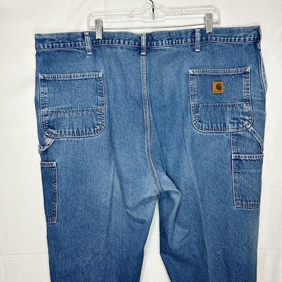 Carhartt B13-DST Tag Sz 48x30 Dungaree Fit Mens Carpenter Jeans 100% Cotton - Picture 8 of 13